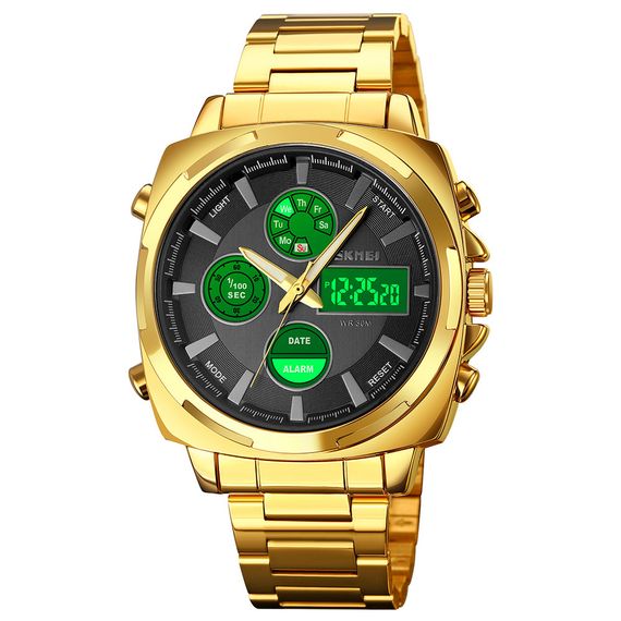 Годинник S2kmei 1673GDBK Gold-Black | Зображення 4