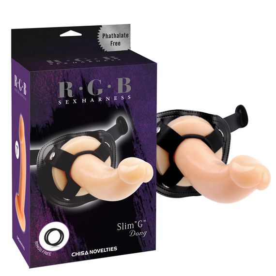 Страпон - RGB Slim "G" Dong Sex Aura