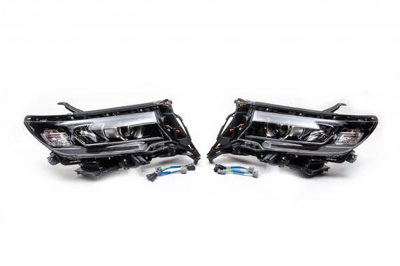 Передня оптика LED (2017-2024, 2 шт) для Toyota Land Cruiser Prado 150