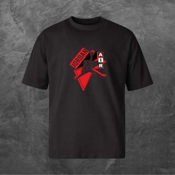 Футболка унісекс з принтом Nike Jordan Джордан Оверсайз чорна S