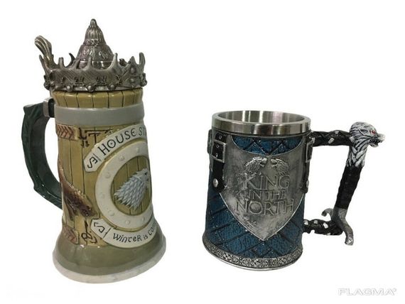 Подарочный набор Кружка Game Of Thrones House Stark Игра Престолов Дом Старков и King... | Зображення 2