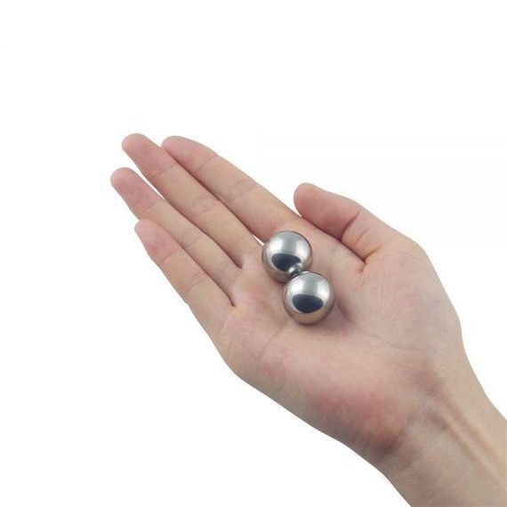 Металеві вагінальні кульки Passion Dual Balls 20 mm Sex Aura | Зображення 2