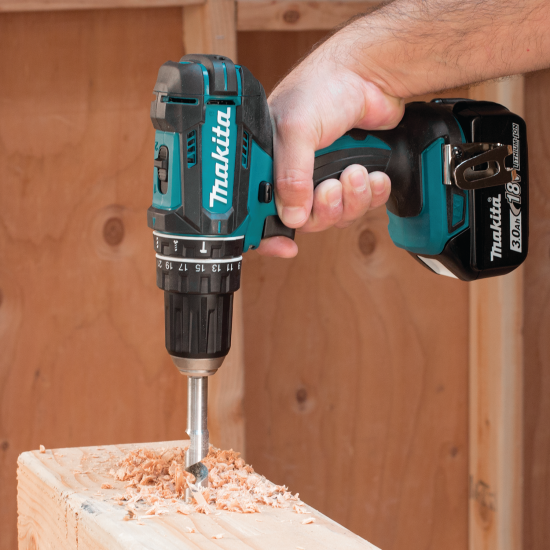 Шурупокрут з ударом акумуляторний Makita DHP482Z (62 Нм, 1.5-13 мм, LXT, без акумуляторів та зарядного пристрою) | Зображення 6
