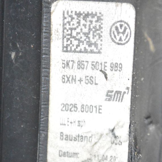 Дзеркало ліве електричне 6 pin Volkswagen Golf VI 2008-2013 кабріолет Дзеркало ліве електро 6 пін Фольксваген Гольф 5K7857501E | Зображення 5