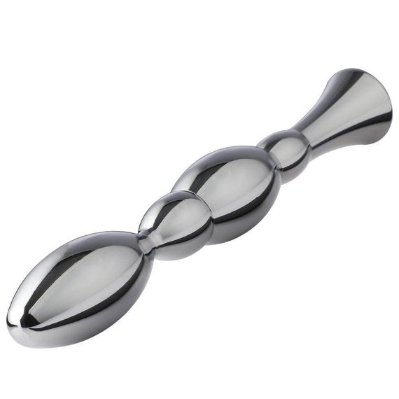 Металевий анальний плаг для секс-машин Hismith Bullet Anal Toy, система KlicLok | Зображення 3