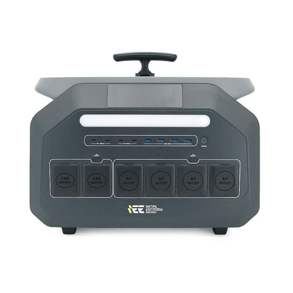 Портативна зарядна станція Singo3000, 3200W/2048Wh LiFePO₄, MPPT 1000W max, 2xDC5521-12V-8A, CarPort-12V-10A, 4xAC230V, | Зображення 6
