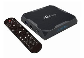 Мультимедийный ТВ бокс X96 Max, 4K HDR, 2/16 ГБ, Android 9.0, поддержка интернет-ТВ, потокового видео и игр, E