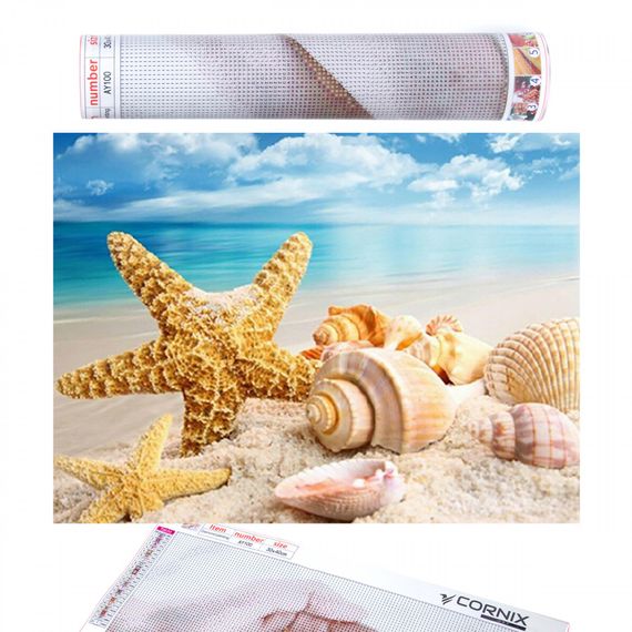 Набір алмазної мозаїки (вишивки) Cornix Art 40 x 30 см AY47