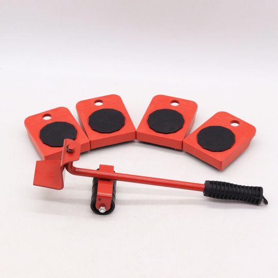 Набір для переміщення меблів 5в1, до 150 кг, MOVING HELPERS / Переносний підйомник для легкого траспортування / Домашній домкрат | Зображення 8