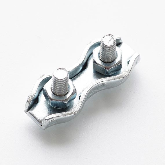 Затискач подвійний Duplex 8 мм оц. (пачка, кратність10 шт.) APRO CD-81