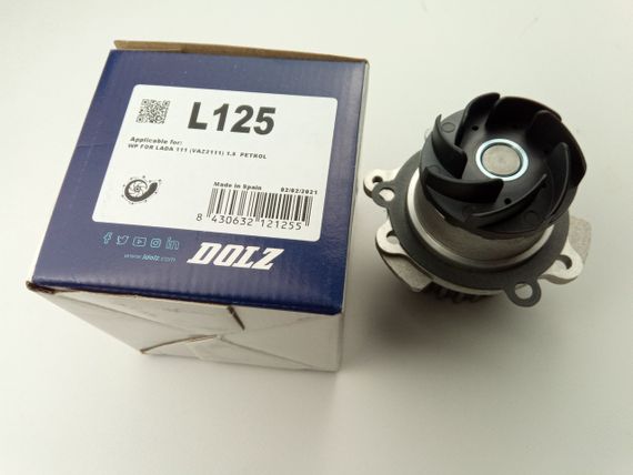 Помпа ВАЗ 2170, Dolz (L125) (21126-1307010) | Зображення 1