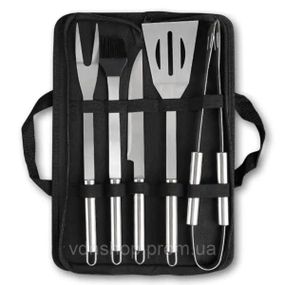 Набор аксессуаров для барбекю, мангала, гриля 5 предметов 40х10х5 см мангальные принадлежности HP-20-72