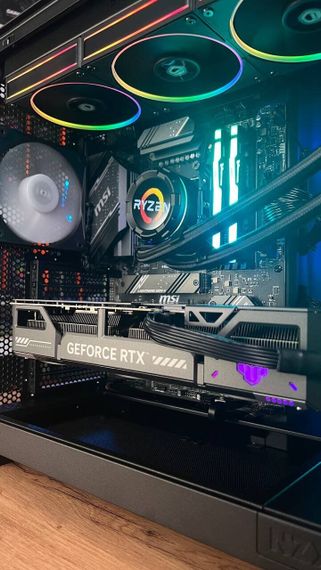 Збірка на замовлення: ігровий ПК NZXT H6 Flow Tower / AMD Ryzen 7 7800X3D (8 (16) ядер по 4,2 - 5,0 ГГц) / 32 ГБ DDR5 / 1000 ГБ SSD M.2 / nVidia GeForce RTX 5070, 12 ГБ GDDR7, 192-bit / 750 Вт | Зображення 4