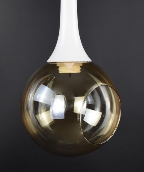 Люстра підвісна LOFT на 1 лампочку 27071 Білий 40-110х17х17 см. | Зображення 2