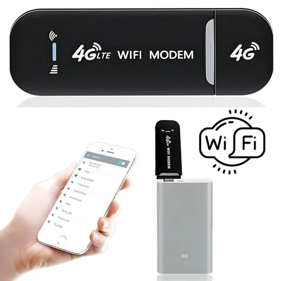 Мобильный 4G модем/роутер USB WI-FI 3G/4G LTE 3in1 HotSpot | Зображення 4