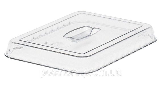 Крышка для салатниц 24х31х3,5 см Cambro, Прозрачный, 1,9 л