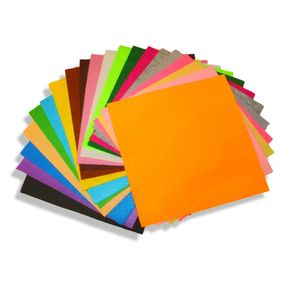 Фетровые листы для рукоделия FETR-1mm 1 мм 28x20 cм, в ассортименте