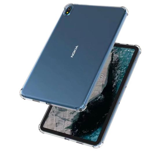 Силиконовый чехол бампер Primolux Silicone для планшета Nokia T20 10.4" - Clear | Зображення 2
