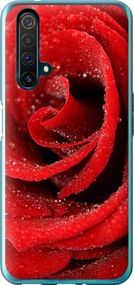 Чехол на Realme X50 Красная роза "529u-1894-17620"