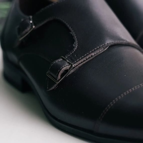 Коричневі чоловічі монки Ікос 43 розмір – справжній чоловічий стиль! | Зображення 3