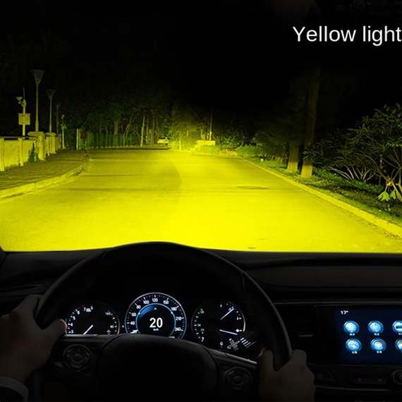 Светодиодные 3-х цветные LED лампы H4, X10С 12000 Лм, 120 Вт, Canbus обманка | Зображення 6