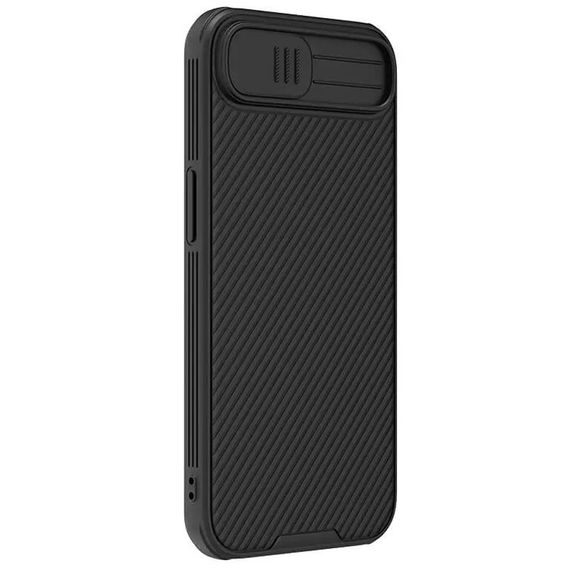 Карбонова накладка Nillkin CamShield Pro Magnetic для Apple iPhone 16e (6.1") Black | Зображення 2