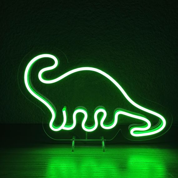 Неоновий світильник Динозавр 340х210 acr-n000097