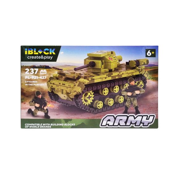 Дитячий конструктор військова техніка IBLOCK Армія Розвиваючий конструктор для дітей від 6-років  "Запрошуємо