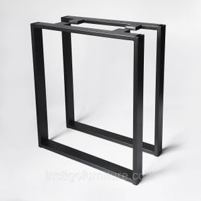 Комплект опор для столу з металу 600×120mm, H=730mm (профільна труба: 60x20mm)