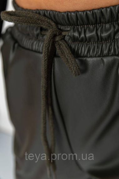 Лосины женские на флисе цвет темно-зеленый размер M FA_001029 | Зображення 4