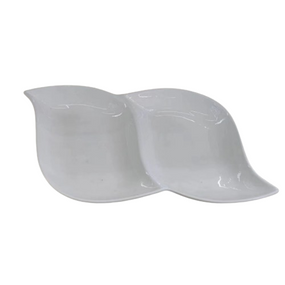 Блюдо LED SPATE / менажниця/ 2 секції/ 23.5х16см