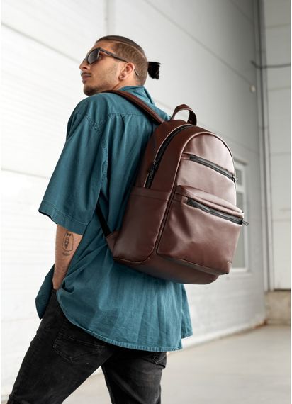 Чоловічий рюкзак Sambag ZARD LKT шоколадний 46 х 28 х 13 см (25058020m) | Зображення 7
