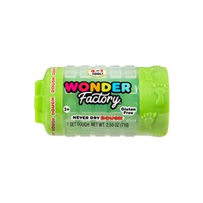 Незастывающая масса для лепки в банке 595120, 5x5x8 см Зеленый