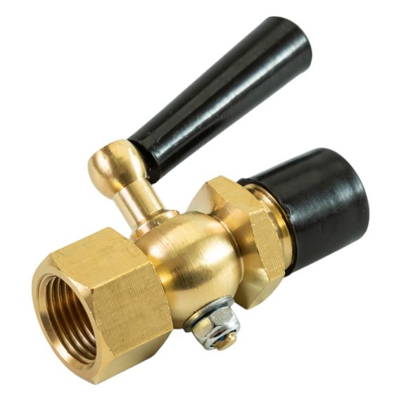 333212 3-ход. запорный кран для манометра (муфта-штуцер) Tervix Pro Line M1 Valve PN 16, 1/2"х1/2"