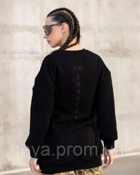 Толстовка цвет черный размеры S, M, L, XL FI_006072 | Зображення 2