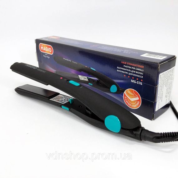 Кращий випрямляч волосся MAGIO MG-576, Плойка праска гофре випрямляч, Вирівнювальна праска для волосся LH-38 | Зображення 7