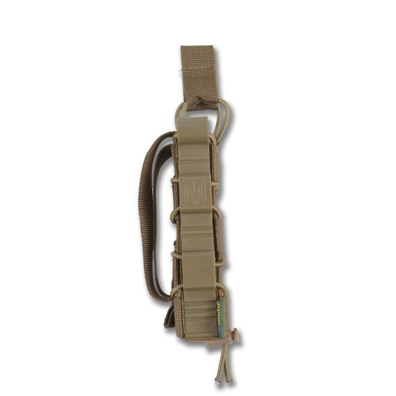 Жорсткий посилений тактичний підсумок Kiborg GU Single Mag Pouch Coyote | Зображення 3