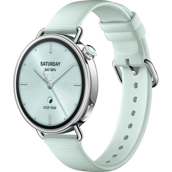 Смарт-годинник Xiaomi Watch S4 41mm Fluororubber Strap Мятно-зелений BHR080CGL (1166773)