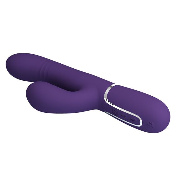 Вібромасажер із поступальним рухом серії Pretty Love - Mariana Twinkled Dark Purple 7 vibration functions 4 rolling functions, Sex | Зображення 6