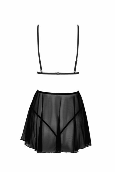 Бебі-дол Kissable French Kiss Babydoll Чорний S/M | Зображення 7