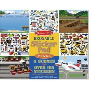 Набір для творчості Melissa&amp;Doug многоразовые наклейки &quot;Транспорт&quot; (MD4199)