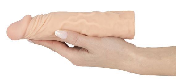 Насадка — Nature Skin Extension Sleeve + 3 см Sex Aura | Зображення 8