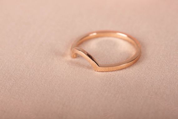 Женское кольцо из красного золота 22 | Зображення 3