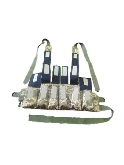 Нагрудна розвантажувальна система закритого типу Р М&M Вид 5 ММ-14 піксель артикул (213135) | Зображення 1