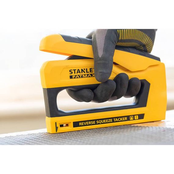 Степлер FatMax® под скобы типа G длиной 6-14 мм и гвозди типа J длиной 12; 15 мм STANLEY FMHT0-80551 | Зображення 3