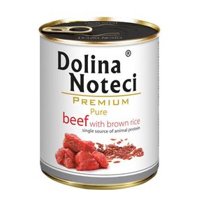 Dolina Noteci Pure консерва для собак склонных к аллергии 800 г (говядина и коричневый рис)