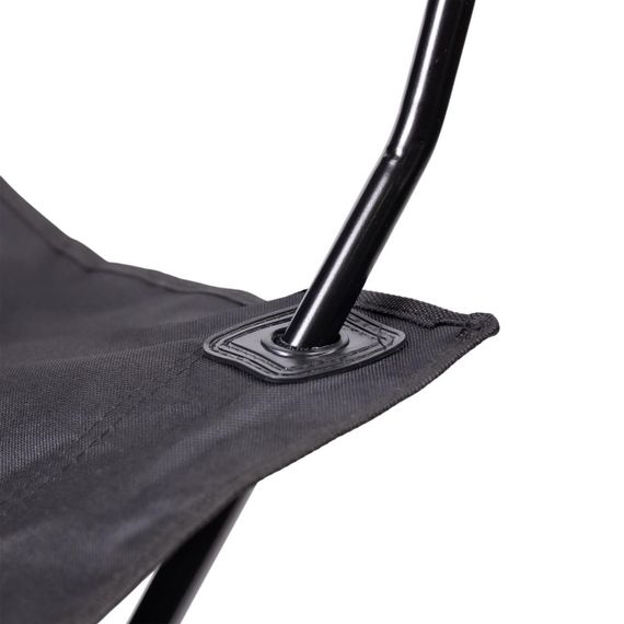 Крісло розкладне туристичне 50х80х80 см з підстаканником Чорне SJ-0014B | Зображення 7