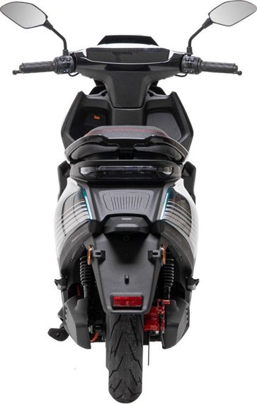 Электроскутер Crosser CR-22 2500W 72V 35Ah Graphene, до 80 км, 65 км/ч, современный городской электроскутер Зелений | Зображення 9