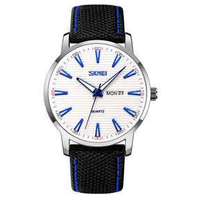 Чоловічий годинник Skmei 9303SIBU Silver-Blue