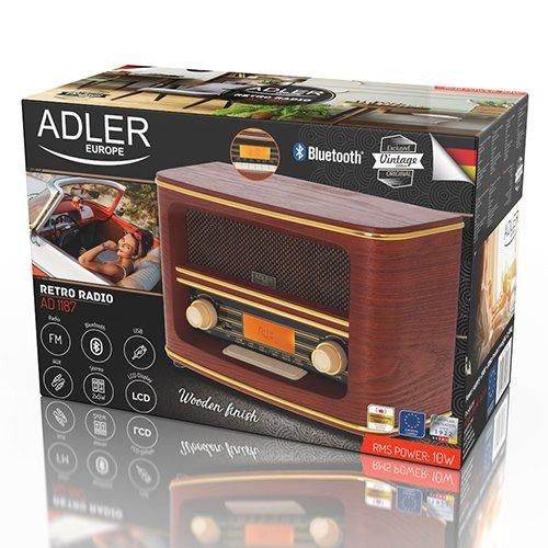 Ретро радио Adler AD-1187 10 Вт | Зображення 7